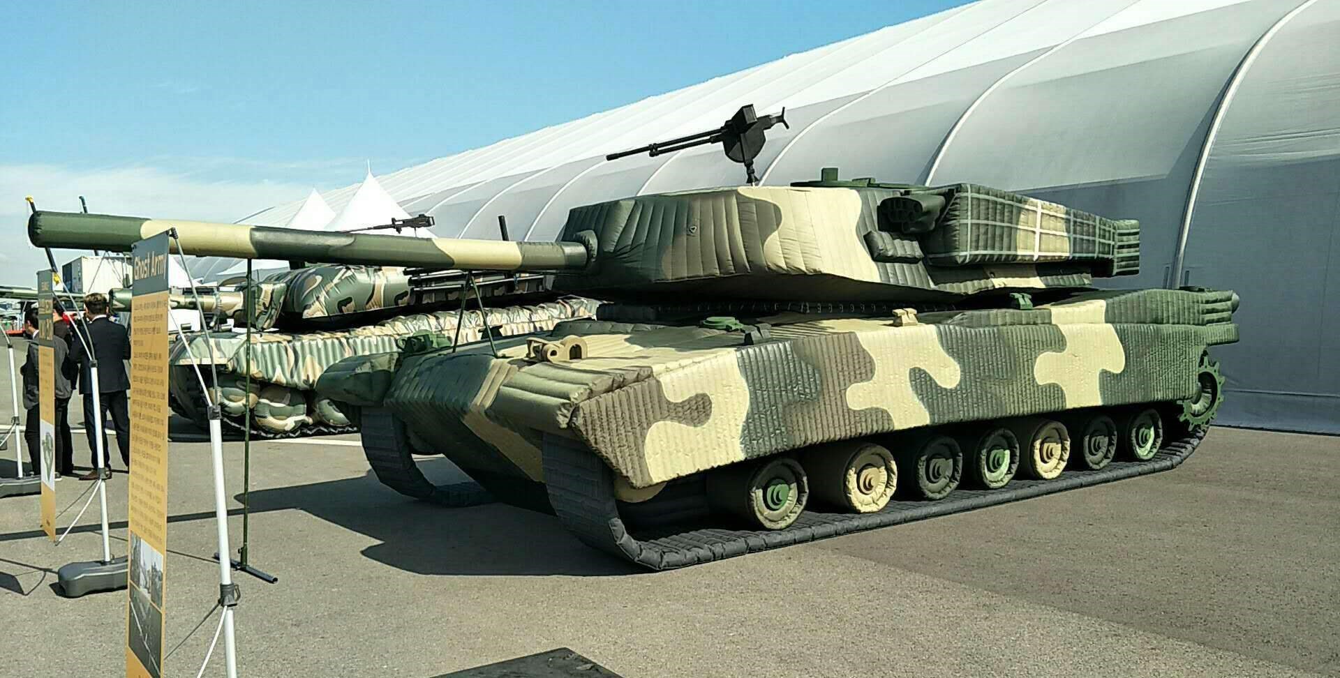 内蒙古军事充气坦克